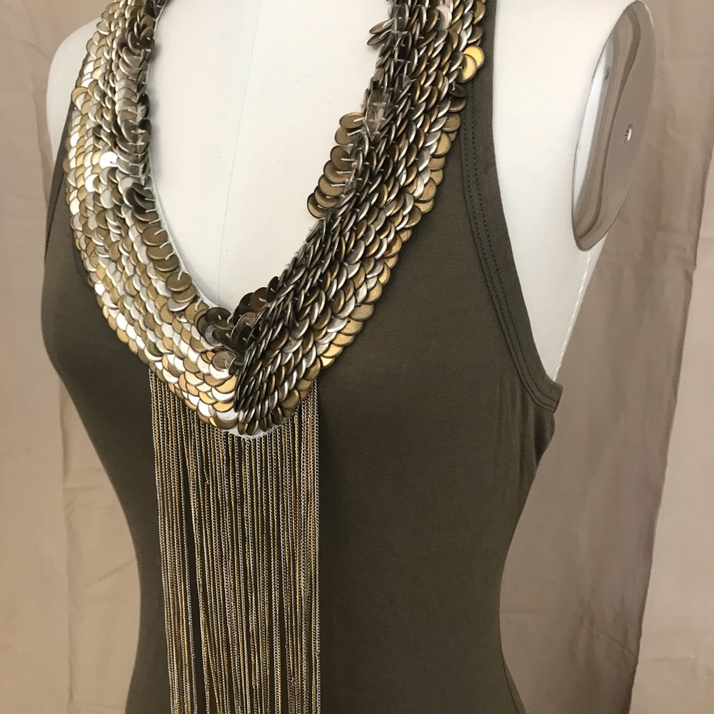Haute Hippie Shell Tied Womens Maxi Dress - Picture 2 of 4